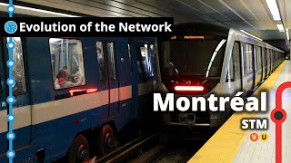 Montreals Metro Network Evolution [upl. by Alihet]