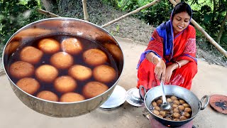 তুলতুলে নলেন গুড়ের রসগোল্লা বানানো আজ থেকে আরো সহজ ll Sponge Date Palm Jaggery Rasgulla [upl. by Darla63]