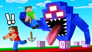 Minecraft GARTEN OF BANBAN Lucky Block Race scary [upl. by Carnay]