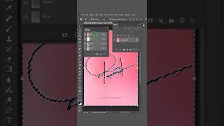 Remove Background From ANY Signature in Photoshop Easily shorts photoshop [upl. by Fanchet]