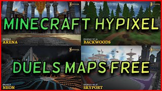 Minecraft Hypixel Duels Maps FREE To Download No Adfly [upl. by Eidson]