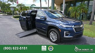 2022 Braunability Chevrolet Traverse with Infloor Power Side Entry Ramp [upl. by Okram]