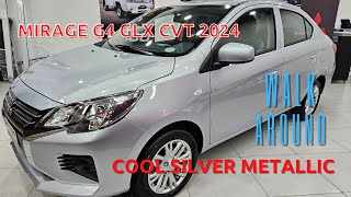 2024 Mitsubishi Mirage G4 GLX CVT Cool Silver Metallic [upl. by Jarvey538]