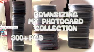 downsizing amp dropping some of my photocard collections 400 photocards downsized ✧ [upl. by Abixah]