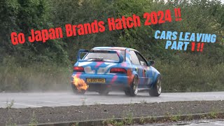 Go Japan Brands Hatch 2024 Cars Leaving Part 1 [upl. by Chlori]