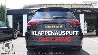 Mercedes GLE 63 AMG I Klappenauspuff Sound I mariani ® Car Styling  Tuning seit 1985 [upl. by Analaf754]