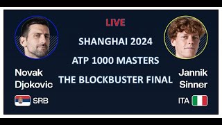 Jannik Sinner vs Novak Djokovic  Shanghai masters 2024 ATP 1000  Final  Live [upl. by Giffard787]