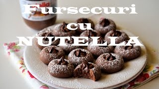 Fursecuri cu Nutella Nutella cookies [upl. by Attebasile]