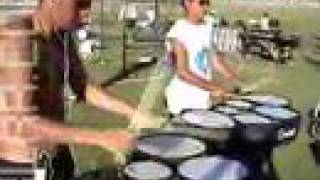 2004 DCI Blue Devils  sweet Quad sectional ramming notes [upl. by Vonnie588]