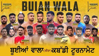 🔴Buian Wala Zira Kabaddi Tournament  01 Oct 2023  Live Kabaddi  Kabaddi Junction [upl. by Kcinemod]