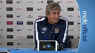 quotMY PLAYERS ARE THE BESTquot  City v Liverpool Manuel Pellegrini Preview Part 2 [upl. by Ajiak]