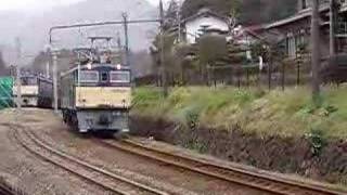 碓氷峠鉄道文化むら EF63走行シーン [upl. by Naahs]