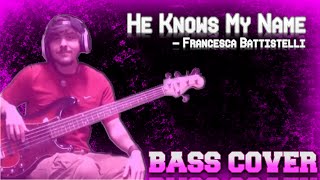 He Knows My Name  Francesca Battistelli Bass cover wON SCREEN NOTESTABS [upl. by Sommer]