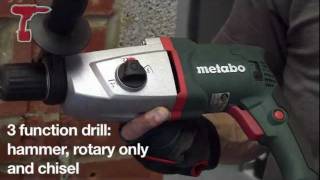 Metabo KHS2443 3function SDS Drill [upl. by Cirilla]