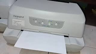 Tes Print Compuprint sp40 plus [upl. by Raines533]