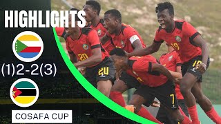 MOZAMBIQUE WON THE 3RD PLACE COSAFA CUP ON THE PENALTY SHOOTOUT [upl. by Pazit2]