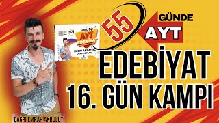 55 GÜNDE AYT EDEBİYAT 16 GÜN KAMPI HALK EDEBİYATI 2025tayfa aytedebiyat [upl. by Nimajeb]