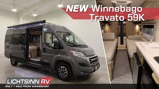 New Winnebago Travato 59K  Including Adaptive Cruise  Class B Gas Camper Van  LichtsinnRVcom [upl. by Lah]