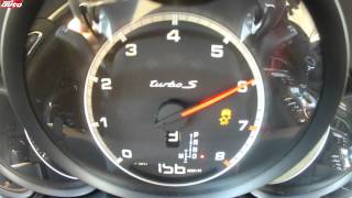 Porsche Cayenne Turbo S 0265 kmh Launch Control Start sport auto Test [upl. by Nowd470]