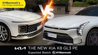 2025 The New KIA K8 Facelift Hyundai Grandeur VS Kia K8 who is the winner of the showdown [upl. by Eibrad272]