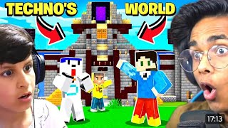 Techno gamerz Minecraft world 🌎🌍 [upl. by Hardigg898]