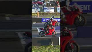 Ducati Panigale v4 vs Honda CBR [upl. by Thessa560]