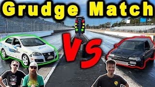 Who is Faster Nitrous VW or Turbo Honda  JDM vs Euro REMATCH [upl. by Nimzzaj959]