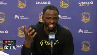 Draymond Green Press Conference  Golden State Warriors vs Memphis Grizzlies [upl. by Ann-Marie]