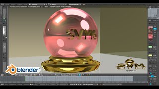 Incruster Un Texte Dans Une Sphère Avec Blender 3D Tutoriel SVM6 Français [upl. by Idoux564]