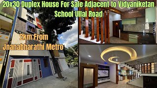 99  New Independent House For Sale In Bangalore  20x30 Duplex House For Sale In Ullal Bangalore [upl. by Lanni]