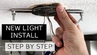 How To Install A Hanging Light  Step By Step Guide [upl. by Irneh]