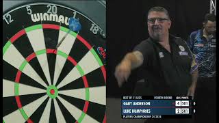 Gary Anderson vs Luke Humphries  Players Championship 24 2024 🎯 [upl. by Anasxor955]