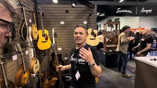 NAMM 2024 Eastman Guitar Booth Rundown [upl. by Eidnyl334]