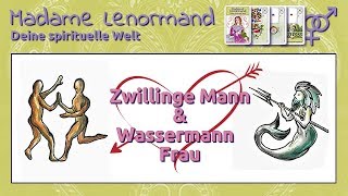 Zwillinge Mann amp Wassermann Frau Liebe und Partnerschaft [upl. by Yleme645]