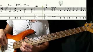 Abissale  Tananai bass tabs amp notation [upl. by Jamilla551]