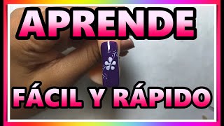 APRENDER A DECORAR UÑAS PASO A PASO ♥ 😱  PARA PRINCIPIANTES 💅🏼 [upl. by Enetsirk17]