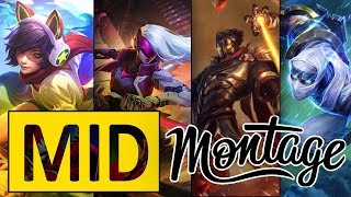 INSANE MID LANE MONTAGE League of Legends1 [upl. by Rodge]