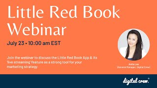 Free Webinar Little Red Book App Live Streaming [upl. by Grondin61]