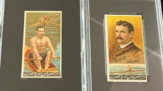 1888 N162 Goodwin Champions Cards  Part 8 Oarsman Beach Hanlan Rowing [upl. by Silrak]