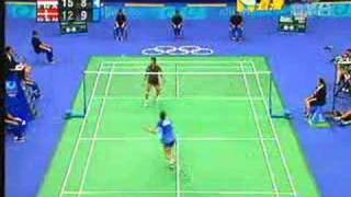 Taufik backhand clear [upl. by Salhcin]