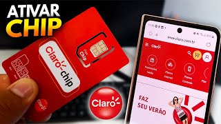 Como CADASTRAR e ATIVAR chip da CLARO  atualizado 2024 [upl. by Ken]