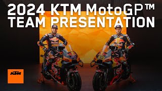 Red Bull KTM Factory Racing MotoGP™ Team Presentation 2024  KTM [upl. by Ihp]