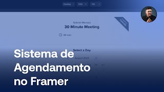 Como criar um SISTEMA DE AGENDAMENTO no FRAMER  PASSO a PASSO [upl. by Dric]