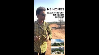 Walkthrough NS Homes with us  Open Plots in Pharma City  Flivv Realty [upl. by Namlaz]