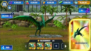 NEW THALASSODROMEUS X3 MAX LEVEL 40 JURASSIC WORLD [upl. by Wesa675]