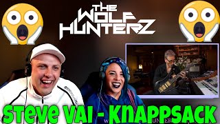 Steve Vai  Knappsack  THE WOLF HUNTERZ Reactions [upl. by Naoj]