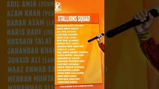 Stallions squad in champion cupchampioncup2024 cricket 2024 [upl. by Delle867]