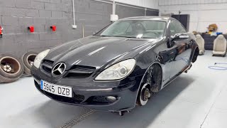 Como RESTAURAR y LIMPIAR un COCHE AL DETALLE  Mercedes SLK 200 [upl. by Amelita]