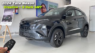 Tata Nexon Creative Plus S Dark Edition AMT 2024 Price amp Features ❤️ Tata Nexon 2024 Dark Edition [upl. by Annawot]