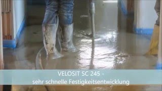 Zementärer SchnellEstrich VELOSIT SC 245 [upl. by Esaj]